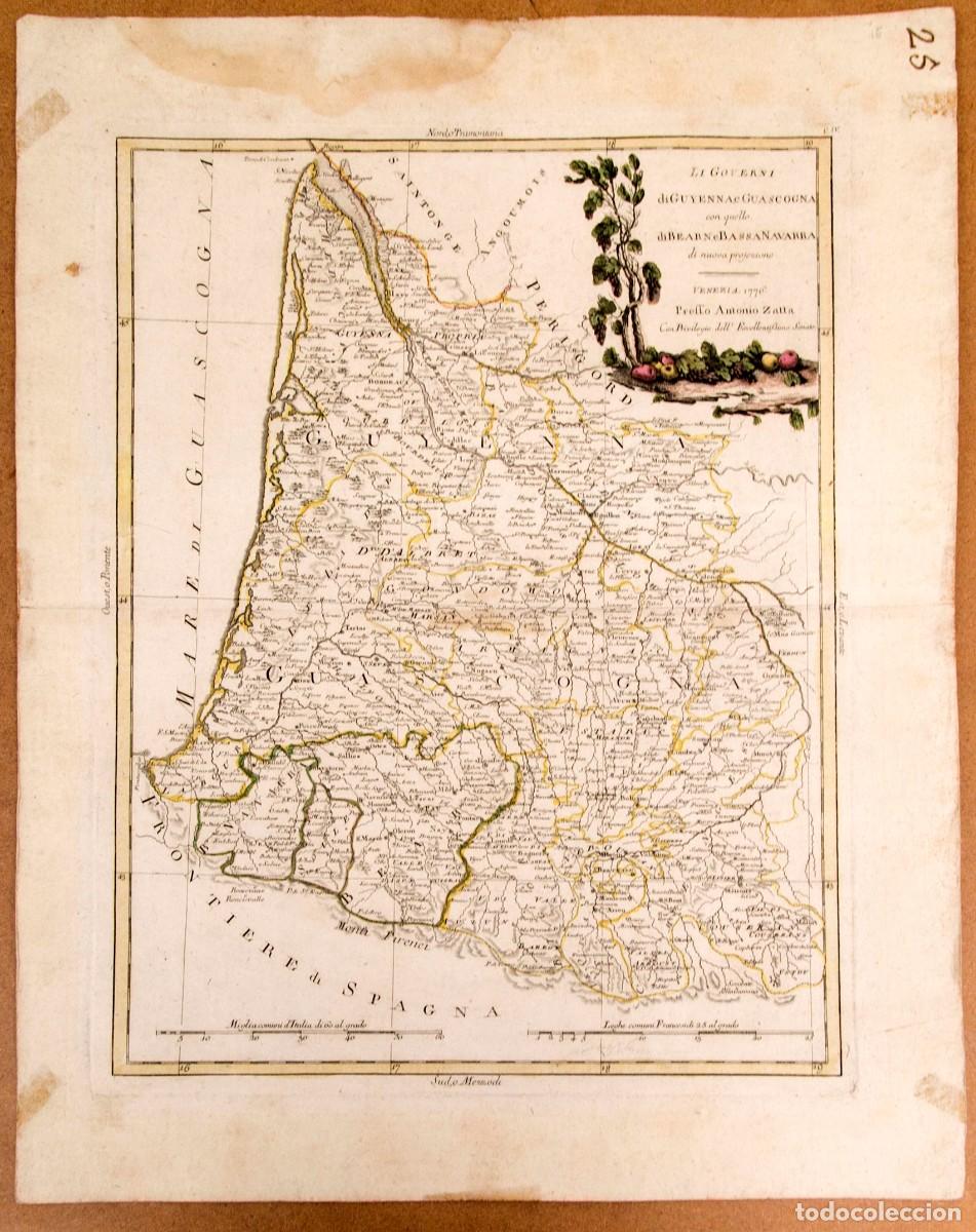 Arte: Li Governi del Berri, del Nivernois, della Marche, del Bourbonnois... - 1776