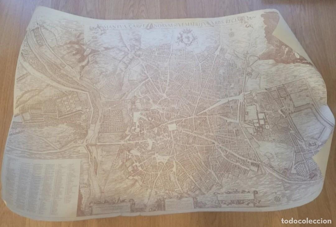 Arte: Mapa hist&oacute;rico de la topograf&iacute;a de la Villa de Madrid detalladamente descrita por Don Pedro Texeira