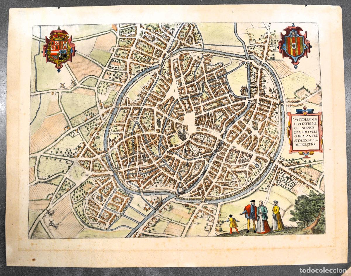 Arte: Nitidissimae Civitatis Mechlineensis, in Meditulli o Brabantiae, Exactis Delineatio. Braum, 1581