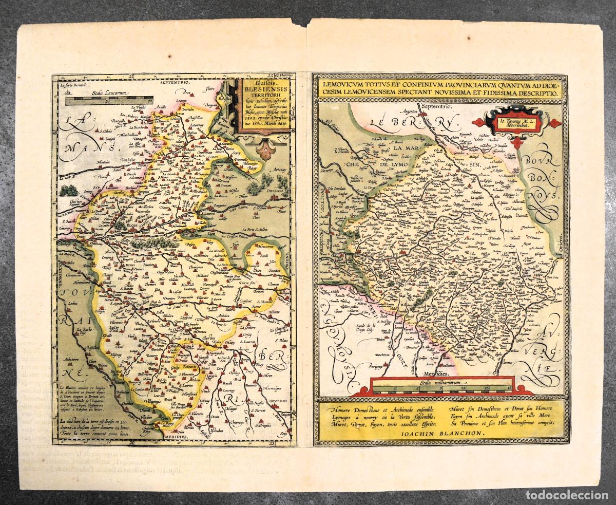 Arte: Blaisois Blesiensis hanc tabulam describebat Ioannes Temporius Blesis, anno Messia nati 1592