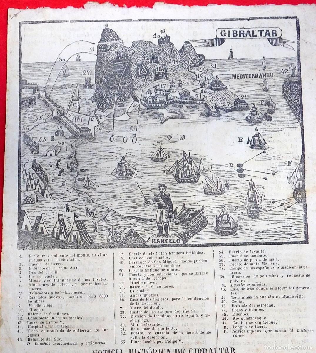 Arte: Gibraltar - Sitio y bloqueo de Gibraltar Gran Sitio de 1779-1783 - Imprenta Campins y Pont Barcelona