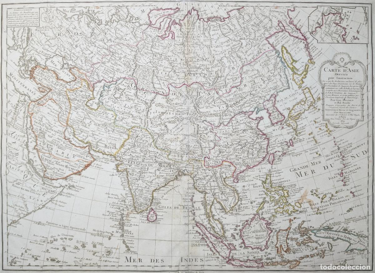 Kunst: Mapa de Asia Menor: Asia Minor authore Phi~ de la Ru&eacute; - De la Rue, Phillipe