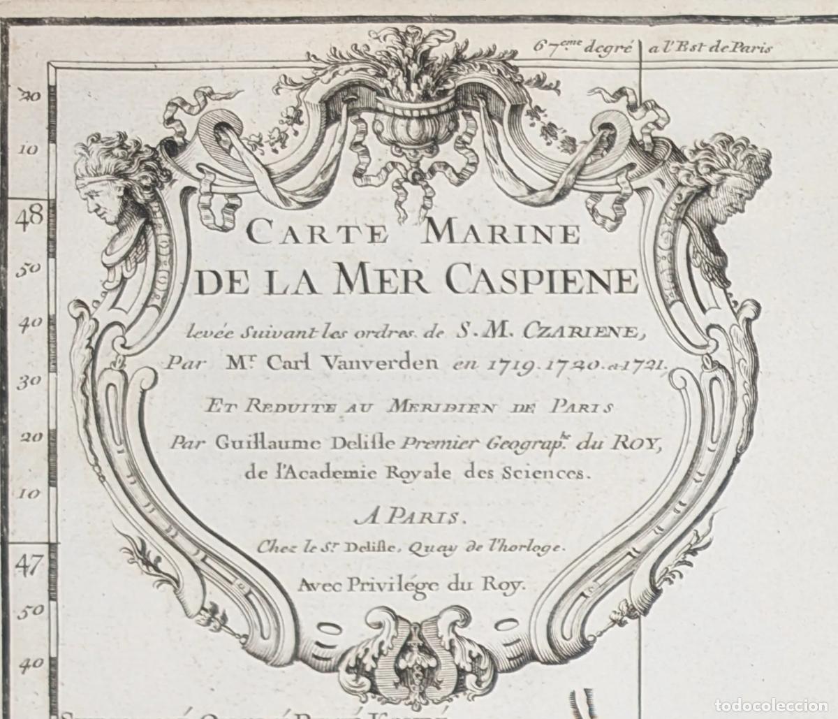 Art: Mapa del Mar Caspio: Carte Marine de la Mer Caspienne lev&eacute;e suivant les ordres de S. M. Czariene - D