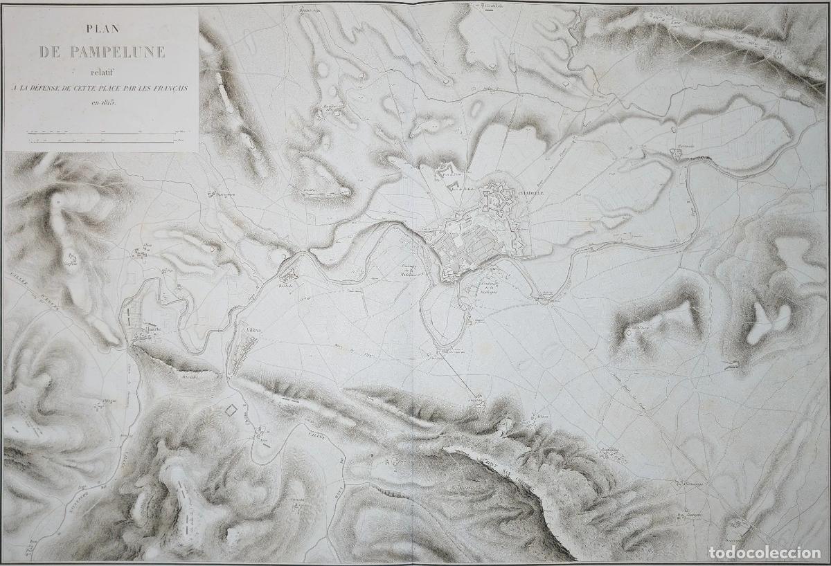 Art: Plano de Pamplona, Navarra: [Plano de Pamplona] Plan de Pamplelune relatif a la d&eacute;fense de cette pla