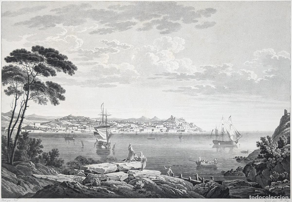 Art: Vista de Lisboa, Portugal: Vue de Lisbonne - No&euml;l, Alexandre-Jean