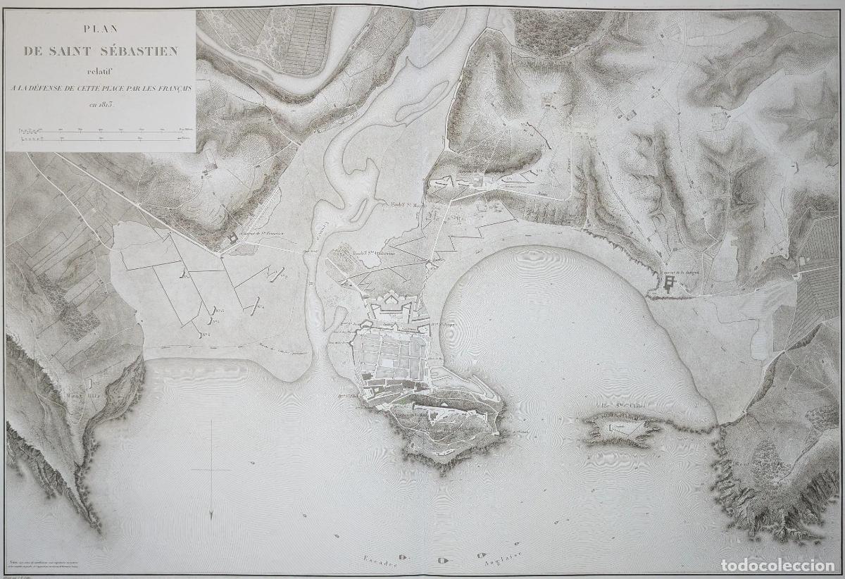 Art: Plano de San Sebasti&aacute;n, Pa&iacute;s Vasco: [San Sebasti&aacute;n] Plan de Saint Sebastien relatif a la d&eacute;fense de