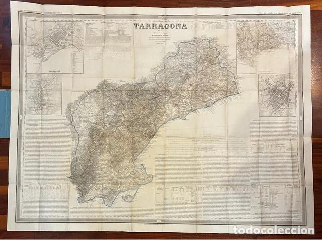 Arte: A&ntilde;o 1858 - Tarragona Provincia - Francisco Coello, teniente coronel, capitan de ingenieros