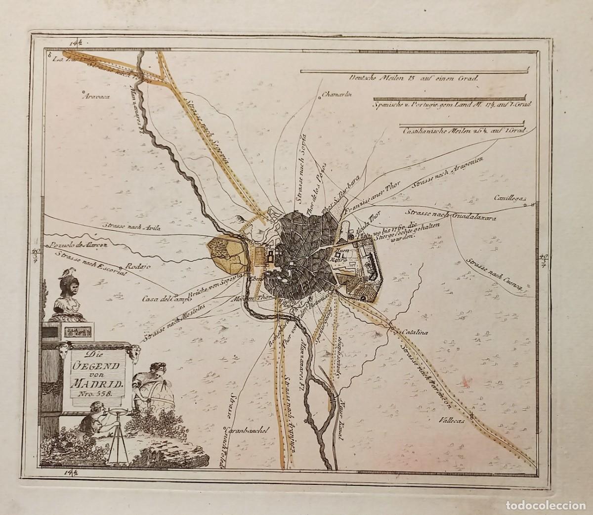 Art: Mapa de Madrid capital - Reilly - A&ntilde;o 1791