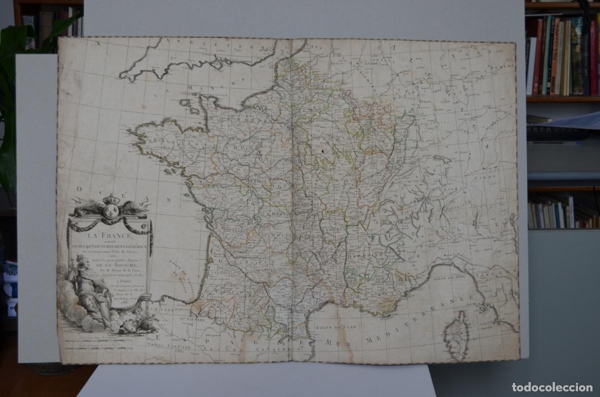 Art: Francia en sus 40 gobiernos generales - Grabado de Brion de la Tour - 1788