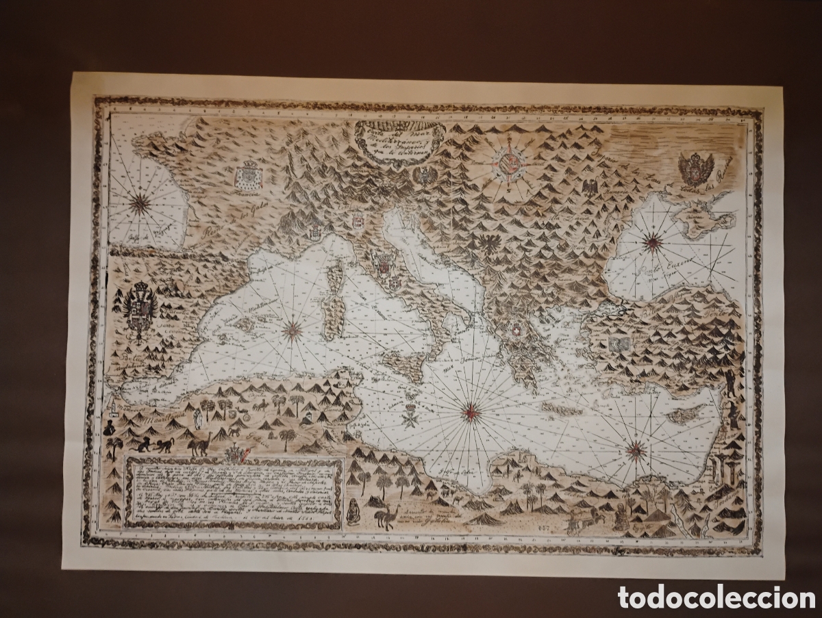 Arte: Mapa cartogr&aacute;fico 1568