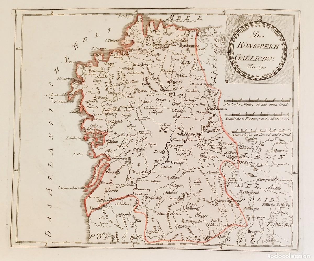 Art: Mapa de Galicia - Reilly - A&ntilde;o 1791