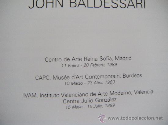Arte: CAT&Aacute;LOGO JOHN BALDESSARI . REINA SOF&Iacute;A 1989 - Foto 3