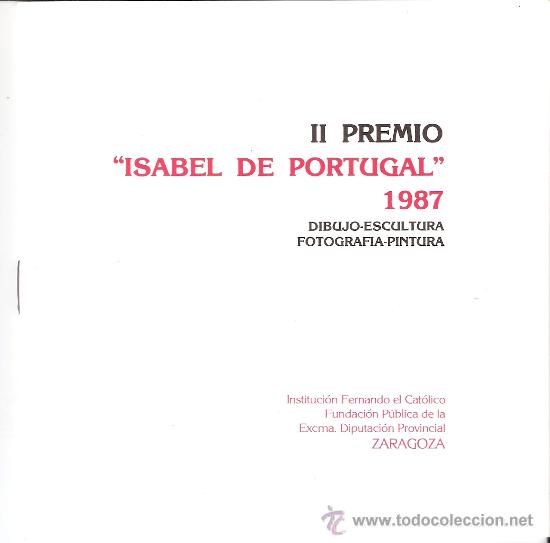 Art: II Premio Isabel de Portugal. 1987.Aransay Ortega. Lazaro Bello.Ledesma Koskol&iacute;n. Duerto Otero.