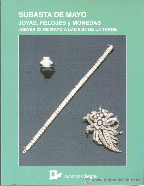 Kunst: Subastas Segre. Joyas, relojes y monedas. N&ordm; 51. Mayo 2008.