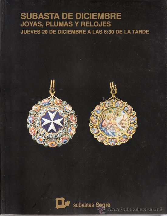 Arte: Subastas Segre. Joyas, plumas, relojes. N&ordm; 48. Diciembre 2007.