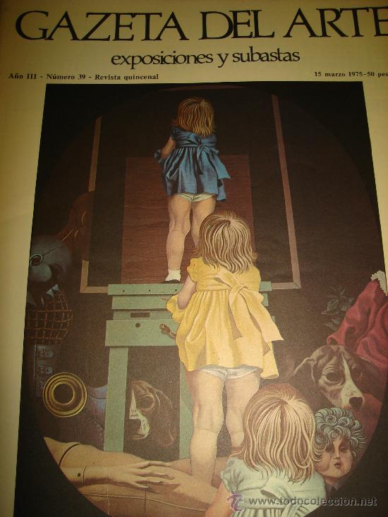 Arte: GAZETA DEL ARTE, EXPOSICIONES Y SUBASTAS, N&ordm; 39,1975