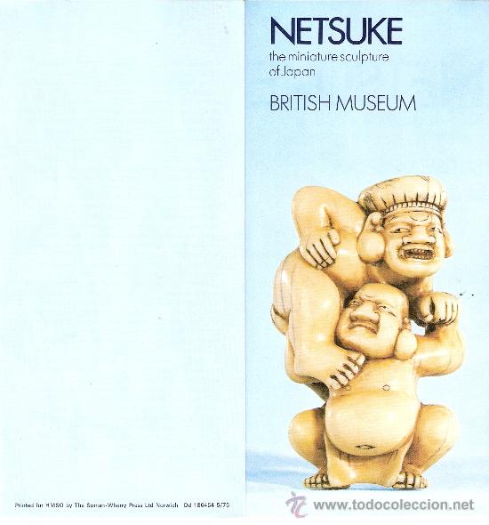 Arte: Diptico. Netsuke. British Museum. 1976. En ingles. - Foto 1