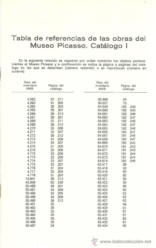 Arte: Cat&aacute;logo. I / Museo Picasso - 1970 - Foto 7