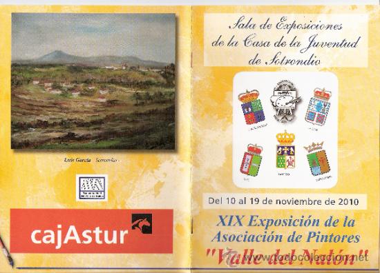 Art: XIX Exposici&oacute;n Asociacion Pintores Valle del Nal&oacute;n.Casa de la juventud de Sotondrio.Noviembre 2010.