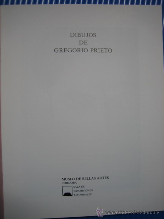 Arte: Cat&aacute;logo dibujos de Gregorio Prieto 1991 - Foto 2