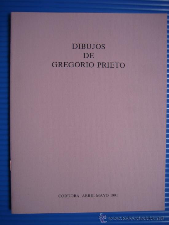 Arte: Cat&aacute;logo dibujos de Gregorio Prieto 1991 - Foto 1