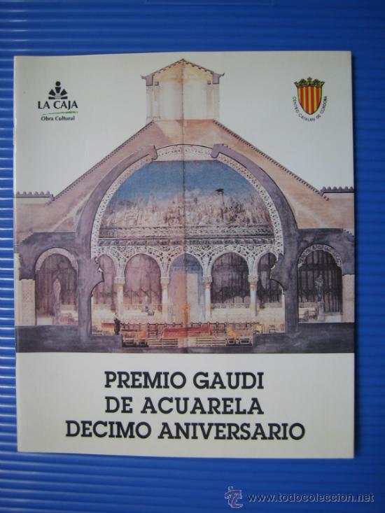 Arte: Cat&aacute;logo de arte Premi&oacute; Gaud&iacute; de acuarela d&eacute;cimo aniversario 1994