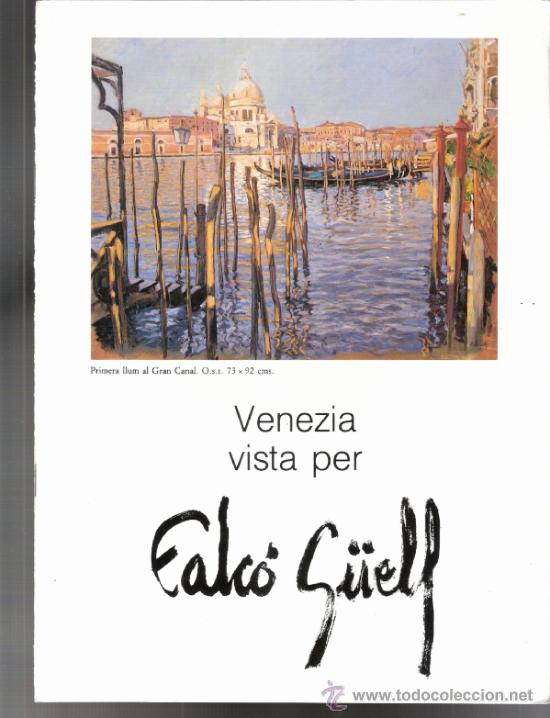 Kunst: Falc&oacute; G&uuml;ell. Abril 1992. Caja Madrid.Barcelona. 27'5 x 20 cmtrs. S/P 8 p&aacute;ginas.