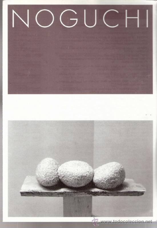 Arte: Noguchi. Abril 1994. Fundaci&oacute;n Juan March. 23 x 16 cmtrs. D&iacute;ptico.