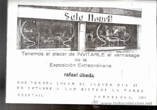 Arte: Rafael &Uacute;beda.Sala Nonell. Octubre 1983. - Foto 3