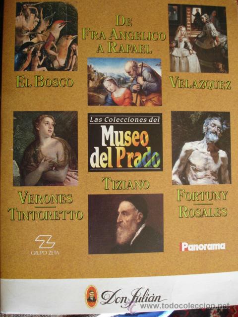 Arte: MAESTROS DEL MUSEO DEL PRADO.6 FASCICULOS CON SU CARPETA.PANORAMA.DON JULIAN.GRUPO ZETA
