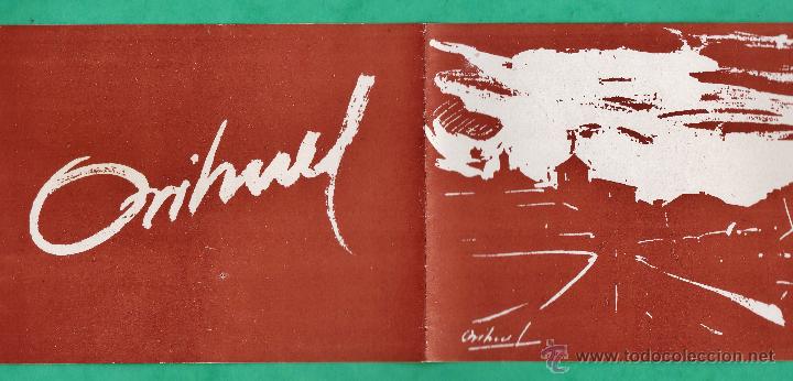 Arte: catalogo / invitacion - exposicion pinturas - orihuel - galerias pallares / bcn - a&ntilde;o 1944