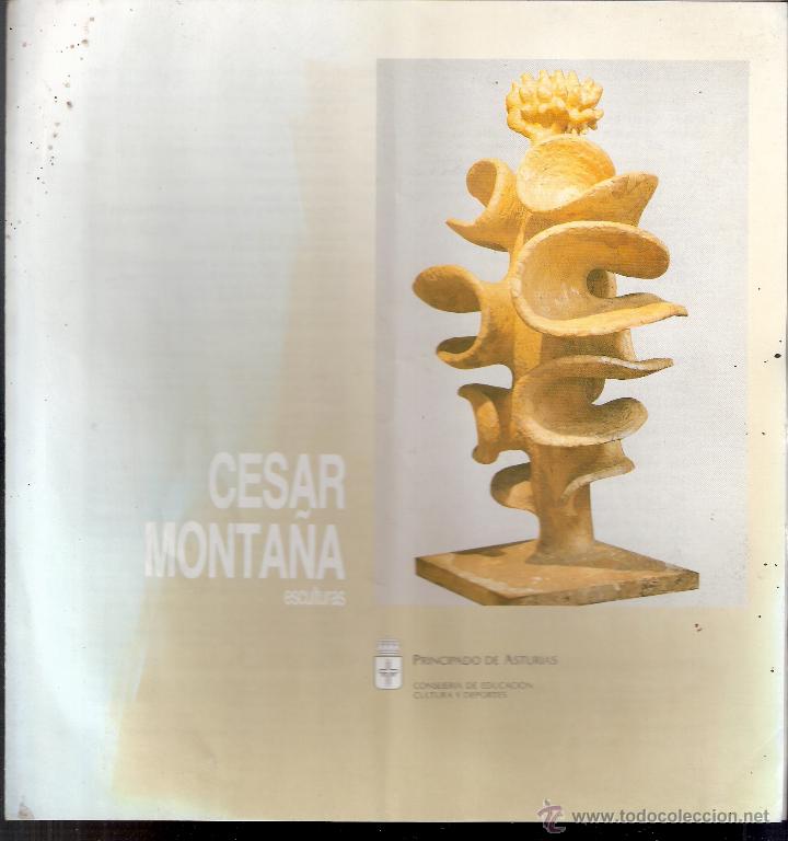 Art: Cesar Monta&ntilde;a. Esculturas. Museo Barjola, Gij&oacute;n. 1990. D&iacute;ptico. 21'5 x 22'5 cmtrs.