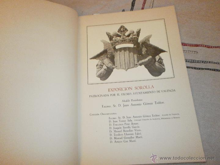 Arte: Sorolla 1944 Catalogo exposici&oacute;n Ayuntamiento de Valencia 78 l&aacute;minas color y blanco y negro