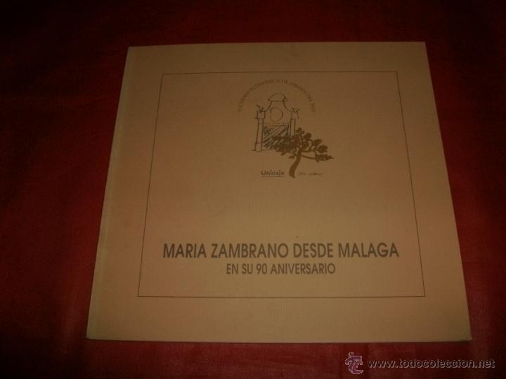 Arte: MAR&Iacute;A ZAMBRANO DESDE M&Aacute;LAGA EN SU 90 ANIVERSARIO - EXPOSICI&Oacute;N
