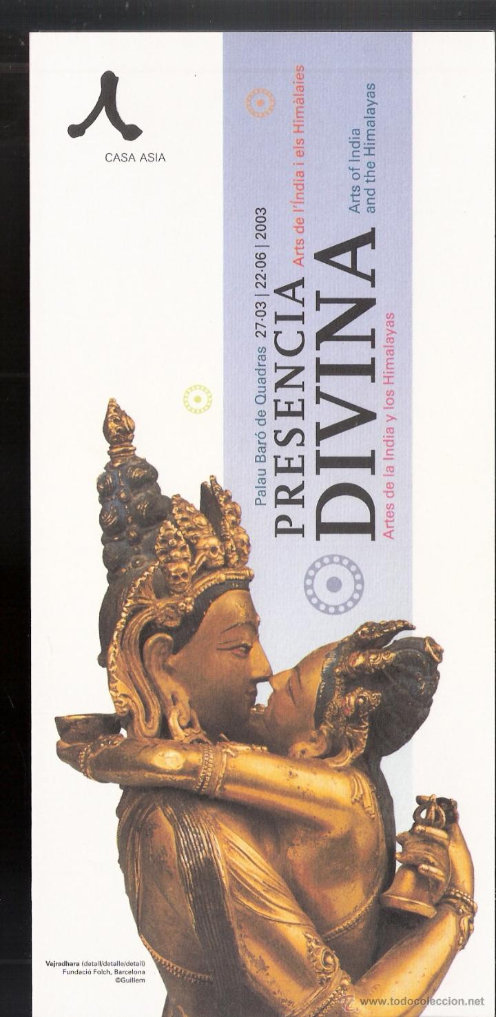Art: Presencia divina. Artes de la India y de los Himalayas. Casa Asia. Palau Bar&oacute; de Quadras. Mayo 2003.