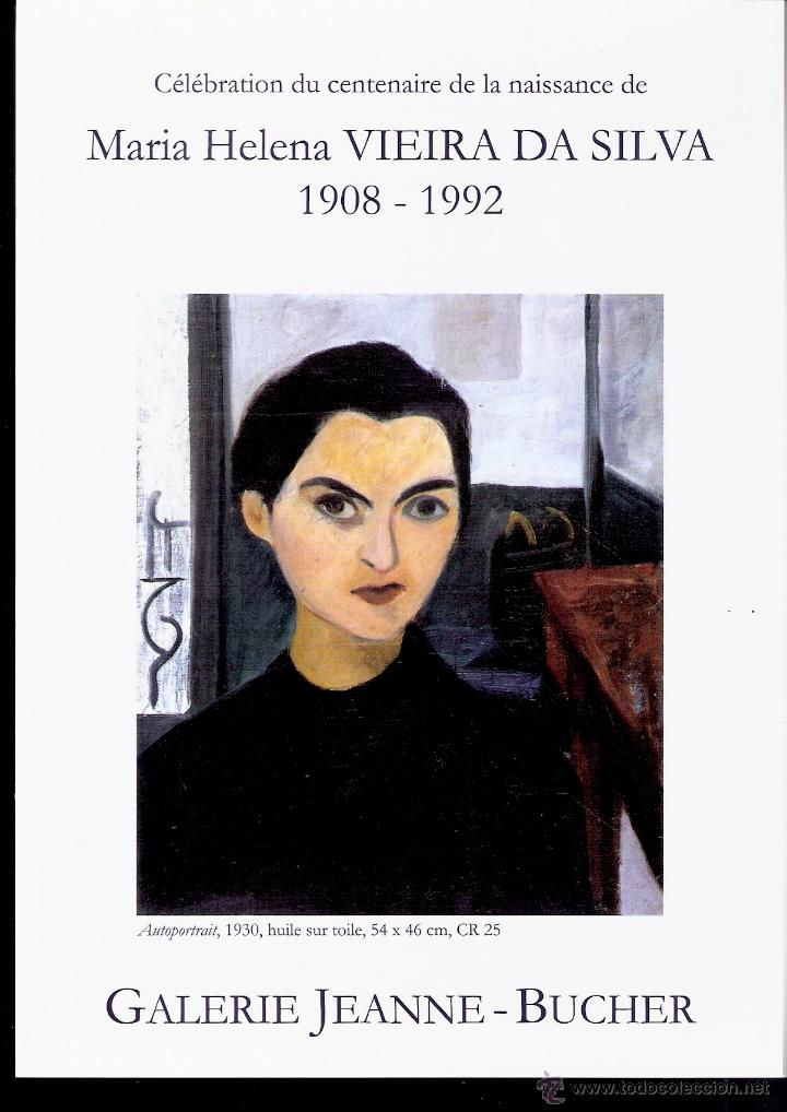 Arte: Maria Helena Viera da Silva. Octobre 2008. Galerie Jeanne-Bucher.Paris. D&iacute;ptico. 21x15 cmtrs.