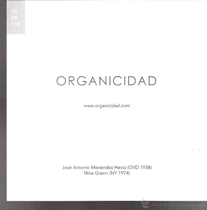 Kunst: Jos&eacute; Antonio Men&eacute;ndez  Hevia. Nina Gronn. Galer&iacute;a Angeles Penche. Madrid. D&iacute;ptico. 16x16 cmtrs.