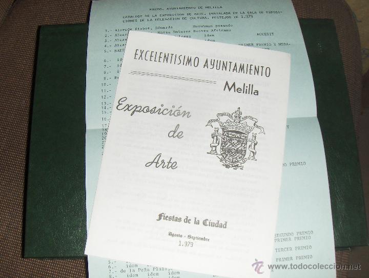 Arte: EXPOSICION DE ARTE, MELILLA. FIESTAS DE LA CIUDAD 1979. CATALOGO.