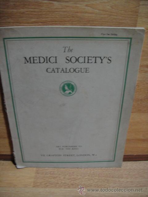 Arte: catalogo the medici society's a&ntilde;o 1925