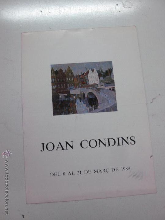 Arte: JOAN CONDINS - SALA LLORENS 1988 - Foto 1
