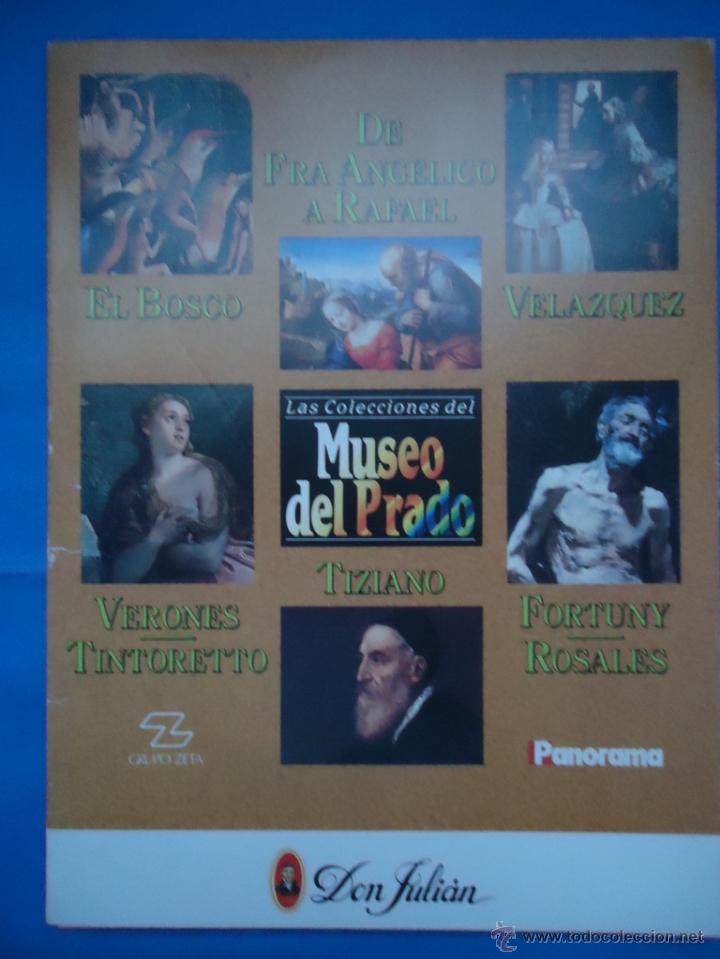 Arte: Carpeta de las colecciones del Prado Velazquez, Tiziano, Verones......