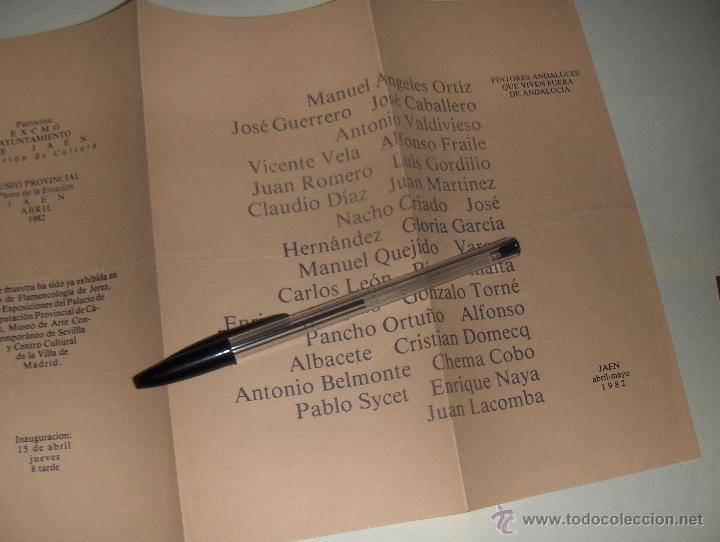 Art: PINTORES ANDALUCES QUE VIVEN FUERA. AYTO DE JAEN, CULTURA 1982.