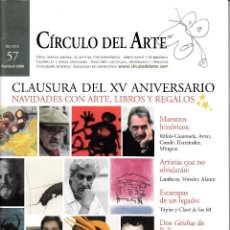 Arte: CÍRCULO DEL ARTE. REVISTA Nº 57. NAVIDAD 2009. 
