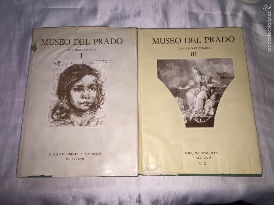 Arte: Museo del Prado. Catalogo de dibujo tomos I y III.