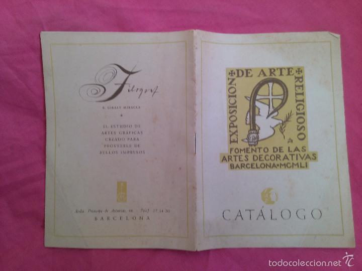 Arte: Exposici&oacute;n de arte religioso. Barcelona 1951