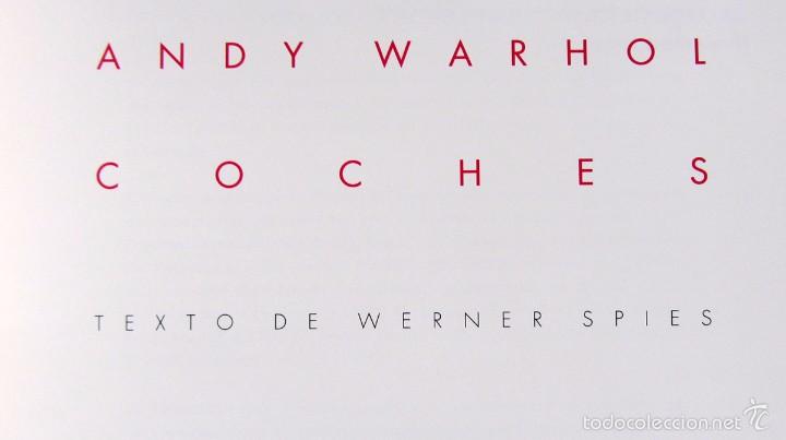 Arte: ANDY WARHOL - COCHES - Foto 2