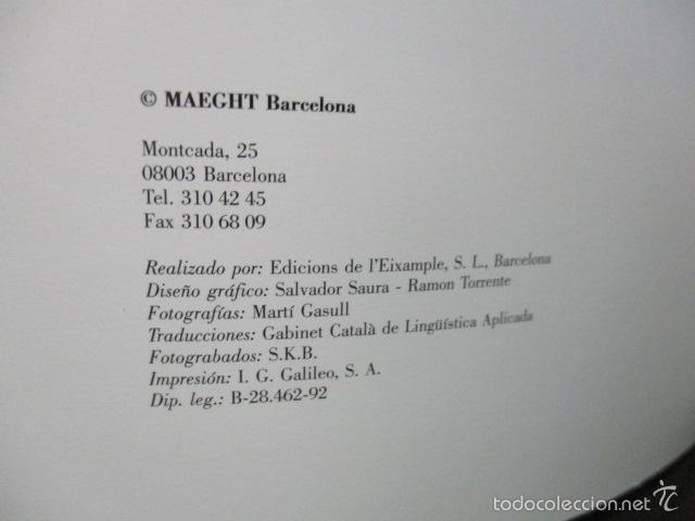 Arte: Ramón Herreros.El axiona de María.Galería Maeght. 32 x 23 cmtrs. S/P 24 págs.+ 2 hojas (précios). - Foto 9 - 58216762