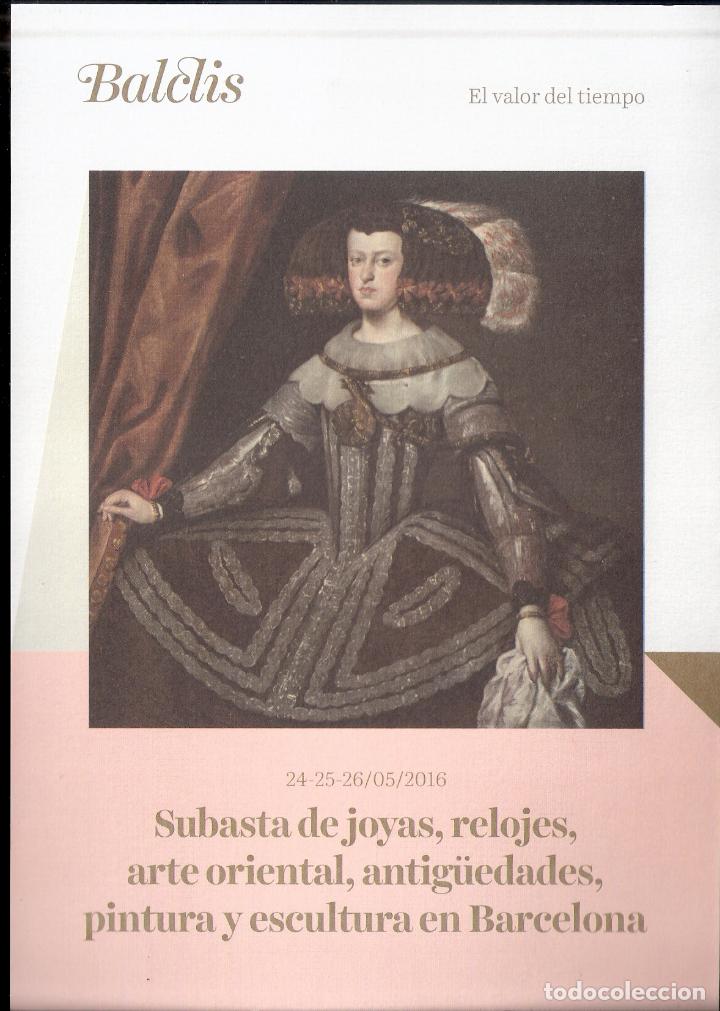 Kunst: Balclis. Subasta de joyas,relojes,antig&uuml;edades,p&igrave;ntura y escultura. Mayo 2016. Tarjeta.21x15 cmtrs.
