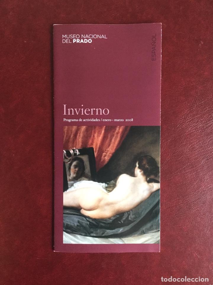Arte: Folleto. Museo Nacional del Prado. Invierno. Madrid, 2008