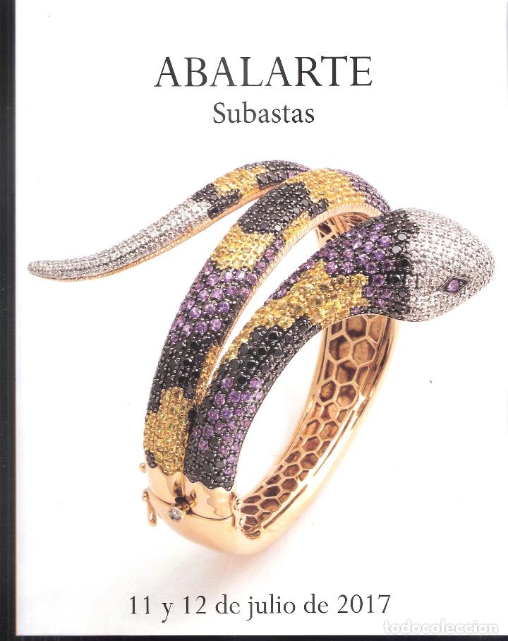 Art: ABALARTE SUBASTAS. SUBASTA N&ordm; 20. JULIO 2017. ( 1109 + 186 LOTES EN 67 P&Aacute;GINAS ).